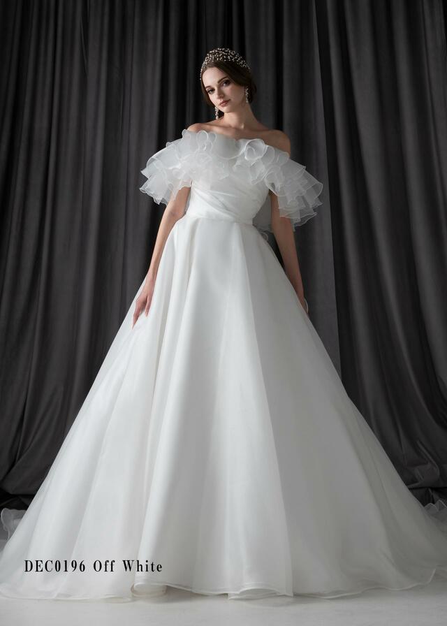 「Clef a décor-クレアデコール」新作ウェディングドレス DEC0196_Offwhite