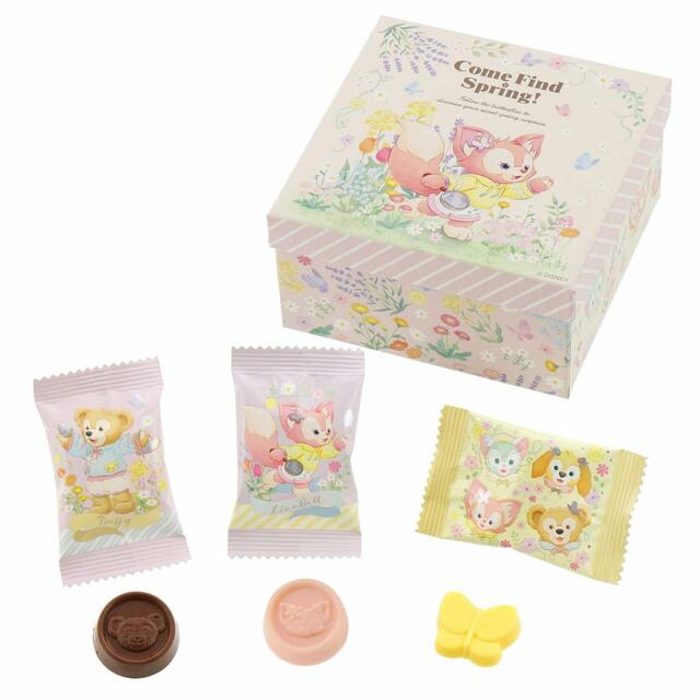 アソーテッド・チョコレート 1,100円｜東京ディズニーシー「ダッフィー＆フレンズのカム・ファインド・スプリング！」スペシャルグッズ｜発売日：2024年4月1日（月）