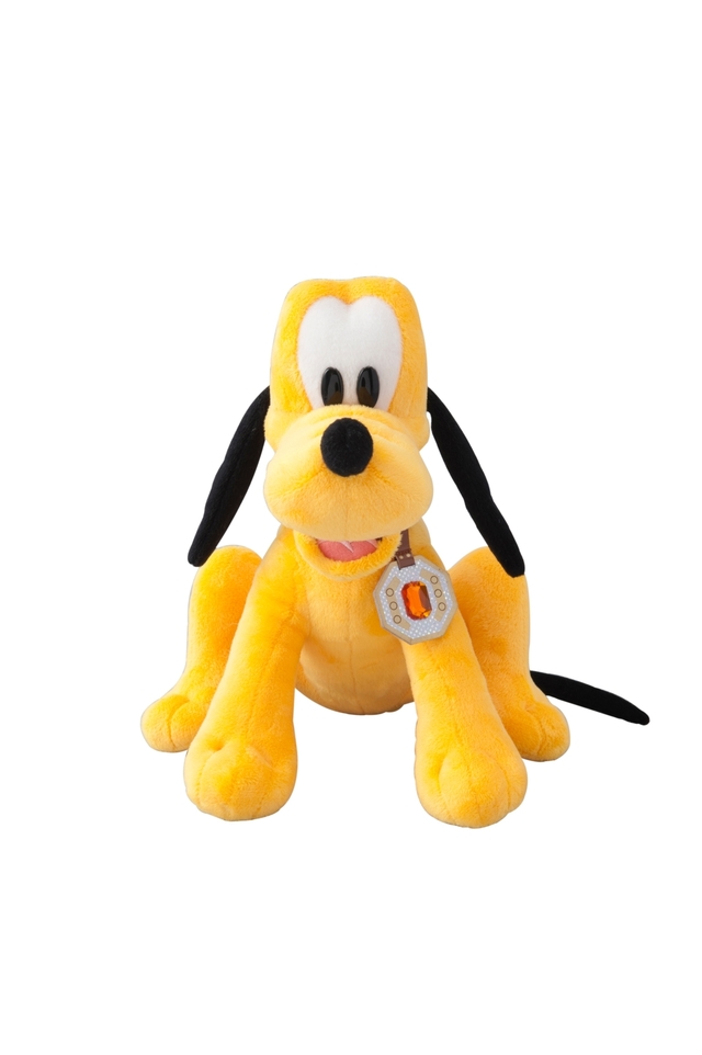 ぬいぐるみ（プルート）¥3,800 ※高さ約26cm（座った状態）｜「東京ディズニーシー15周年 “ザ・イヤー・オブ・ウィッシュ” ～グランドフィナーレ～」スペシャルグッズ