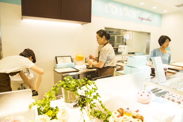 LOLA’S Cupcakes（ローラズカップケーキ）店内の様子