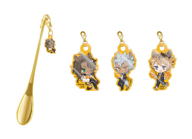 アクリルチャーム付きマドラー<サバナクロー寮(ランダム3種)>