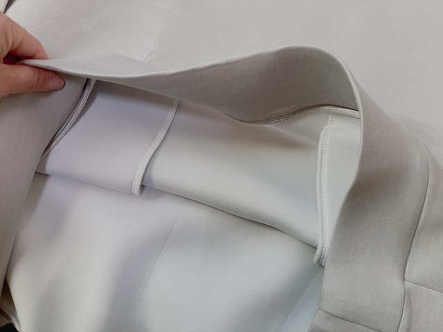 【ワークマン ダブルフェイスビッグシルエットフーディ】サラサラとした裏地