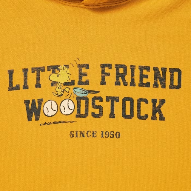 KIDS ピーナッツ チャーリー・ブラウンズ・ベースボール・チーム スウェットパーカ｜2,290円｜ユニクロUT「ピーナッツ チャーリー・ブラウンズ・ベースボール・チーム」コレクション