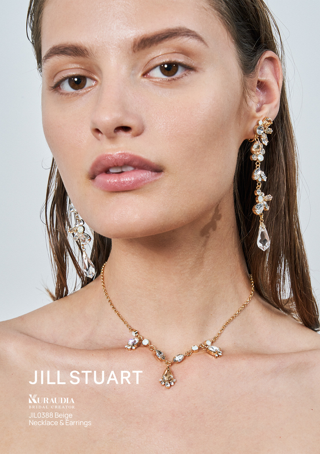 【JILL STUART(ジルスチュアート)新作ウェディングドレス】JIL0388-Beige