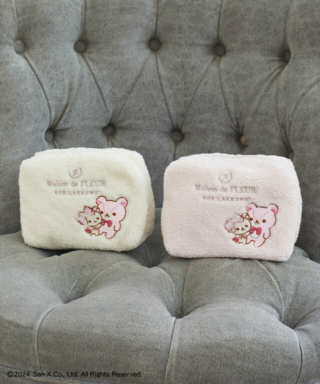 【「Maison de FLEUR×コリラックマ」コラボコレクション】「コリラックマ ボアポーチ」5,000円