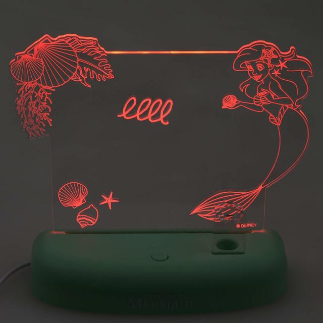 アリエル＆フランダー LEDライトメモ ライトアップ Ariel in the Sea 3,300円