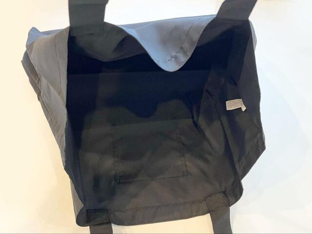 【THE NORTH FACE ザショッパーバッグ】サイズは約縦43×横48.5×マチ14.5cm。荷物をたくさん入れられます！