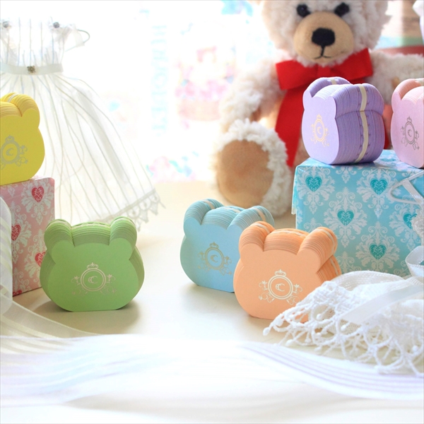 マカロンふせん クマさんver