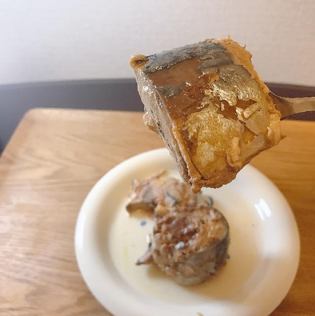 【カルディ さばの水煮 190g】脂が乗っていて、骨までやわらかい！