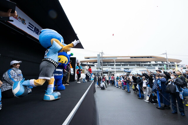 昨年行われた川崎フロンターレの陸前高田ランド春の模様