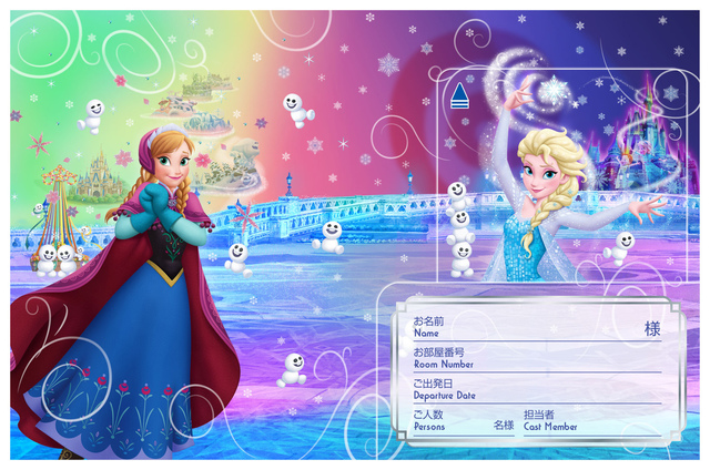 ルームキー入れ｜ディズニーアンバサダーホテル｜アナとエルサのフローズンファンタジー