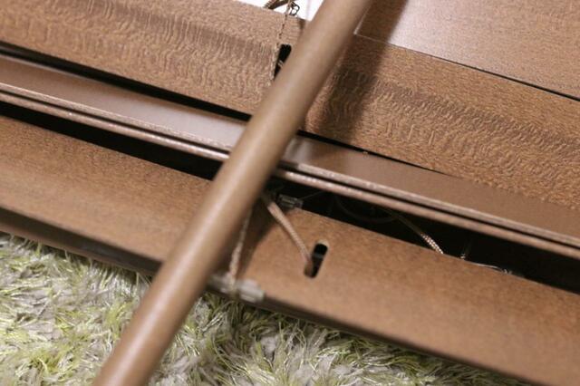 【ニトリ 木製ブラインド(ヴェントMBR 60x138)】トイレをスタバ風にイメチェン！