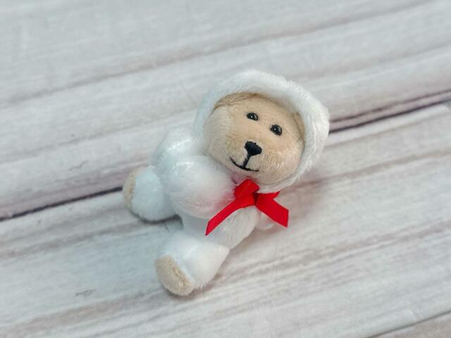 ベアリスタスタンドはふわふわのぬいぐるみ仕様