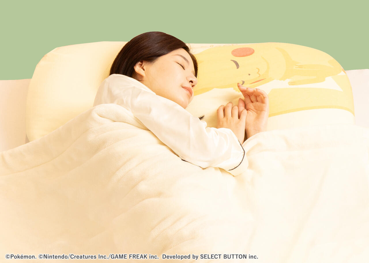 ポケモンスリープ×昭和西川】“ギガ枕EX”の癒し度は異常