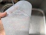 【無印良品 水回りの汚れ用 掃除シート】使用する際は必ず水に濡らしてから使うのがポイント!