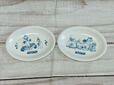 お皿は2枚セット。それぞれ異なるデザインでおトク！