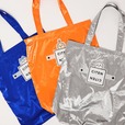 【ちいかわ×CITEN】「ちいかわ CITEN くるくるパッチントートバッグ」2,530円/カラー:シルバー、オレンジ、ロイヤル