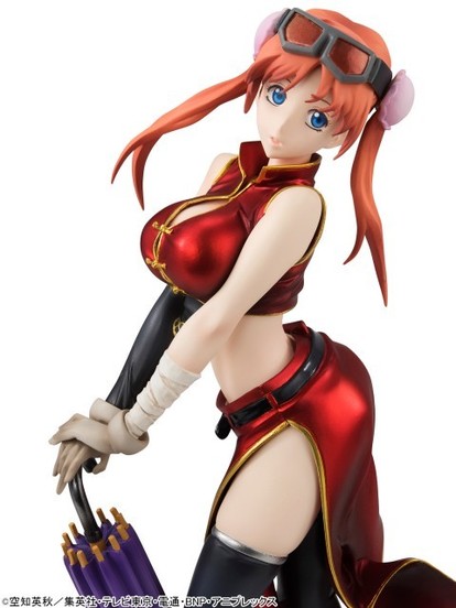 銀魂 神楽 2年後 フィギュア 銀魂」2年後の神楽がフィギュア化、大人っぽい色気に溢れた