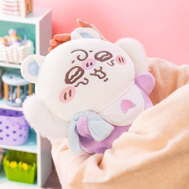 【「Chiikawa Baby ぬいぐるみくじ」】「ふェッ…　ふェッ… 」と泣いちゃったモモンガの表情があざといぬいぐるみ！