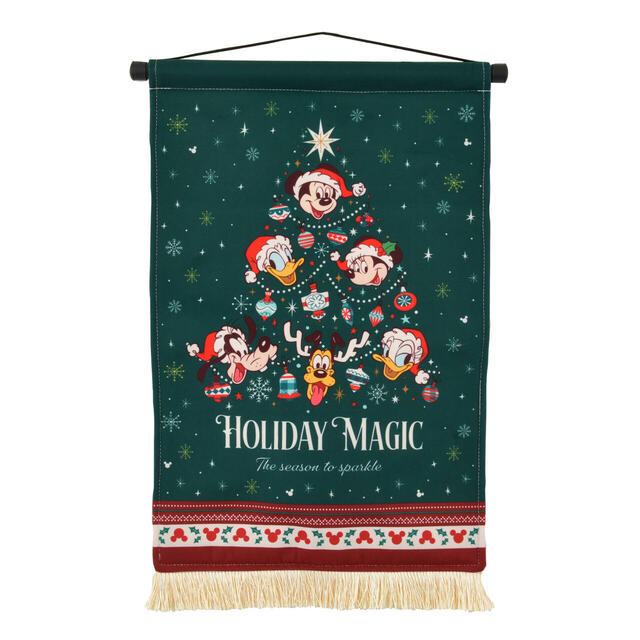 ミッキー&フレンズ タペストリー ライトアップ DISNEY CHRISTMAS 3,800円