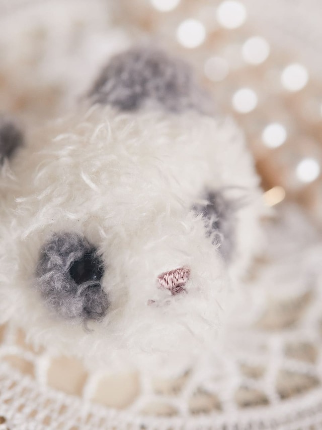 【Maison de FLEUR】「パンダツインズシリーズ」パンダヘアピン（弟）