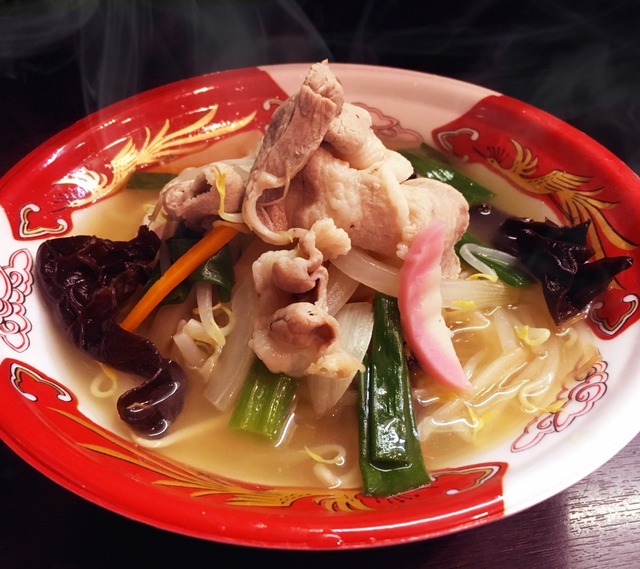 中華そば ぬんぽこ「肉野菜たっぷり宇和島ちゃんぽん」