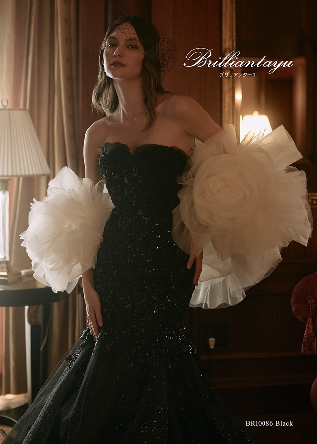 クラウディア|「Brilliantayu (ブリリアンターユ)」新作ウェディングドレス|BRI-0086_Black