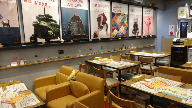 パンダの穴喫茶展／店内のようす