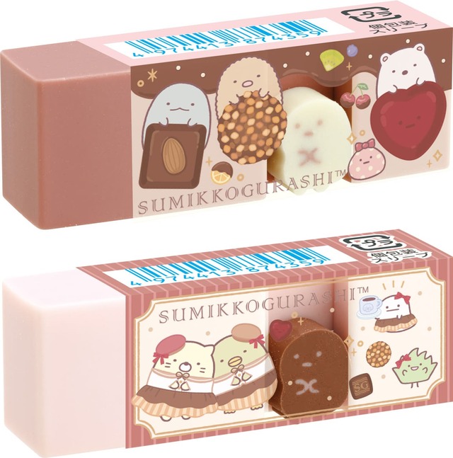 【すみっコぐらし】「消しゴム」各220円（税込）