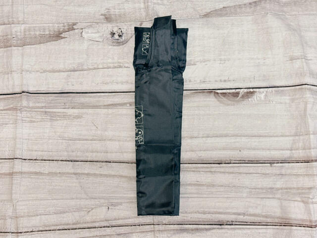 たたみ方は簡単。まずは縦に3等分して折ります