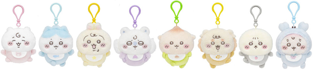 「ちいかわベビー」マスコット 各1,540円