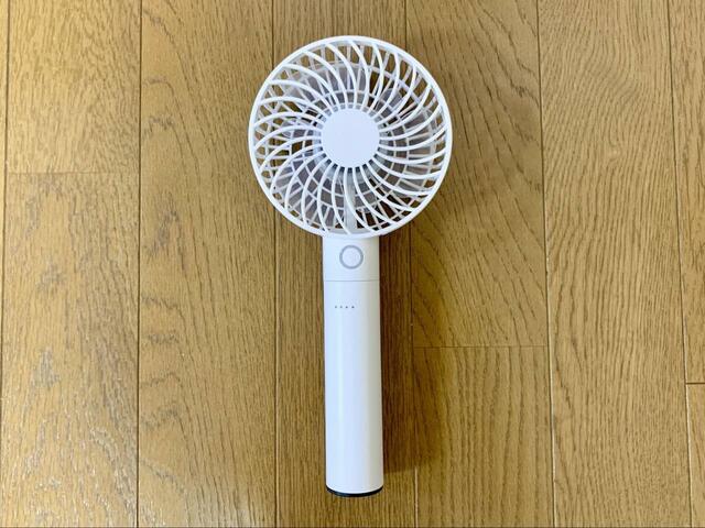 【ニトリ モバイルバッテリー機能付き 充電式ハンディファン】4色展開