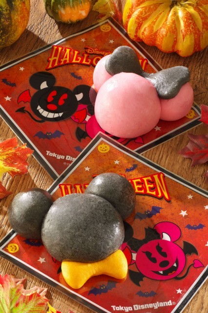 ミッキーマウスまん(ポーク・シュリンプ&デミグラスソース)・ミニーマウスまん(紫イモ&マロン)