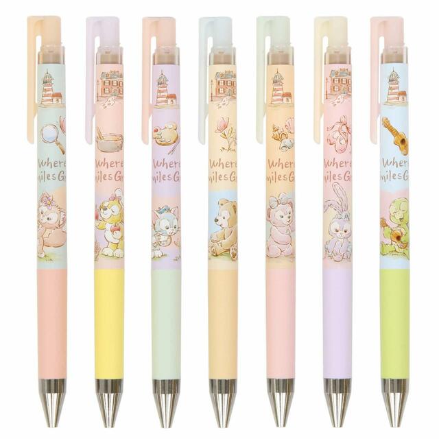ボールペンセット 2,500円｜ダッフィー＆フレンズの「ウェア・スマイルズ・グロウ」グッズ｜東京ディズニーシー｜発売日：2024年7月1日（月）