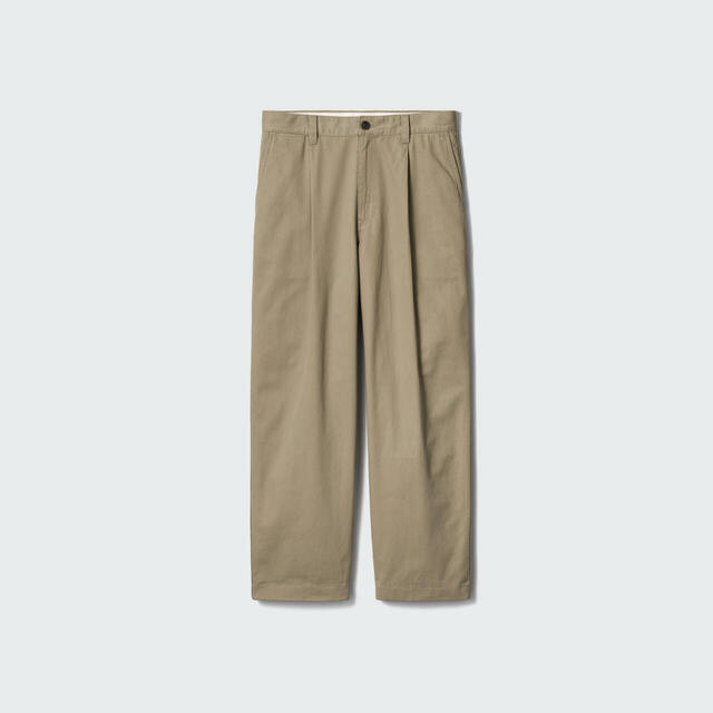 【UNIQLO and JW ANDERSON】メンズ「タックワイドチノ」¥4,990