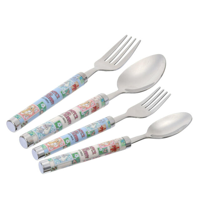 とんすけ&ミス・バニー カトラリーセット Holiday Season collection 2,500円