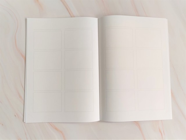 【セリア】コマかくノート