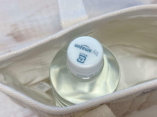 550mlのペットボトルがちょうど入る高さ