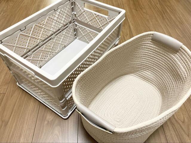  【デコホーム 収納ボックス】ナチュラル可愛いアイテム2品♪