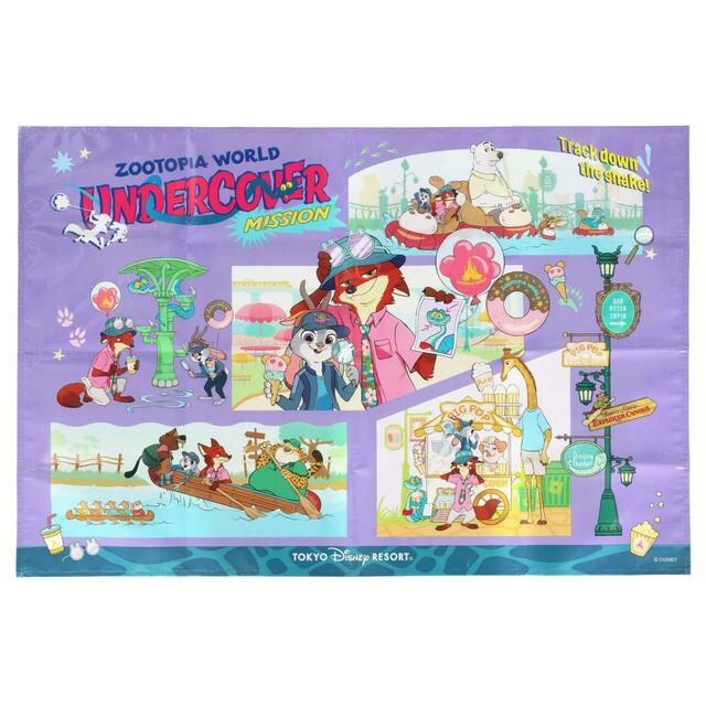 レジャーシート 950円|東京ディズニーリゾート『ズートピア2』グッズ|販売店舗:東京ディズニーランド「グランドエンポーリアム」、東京ディズニーシー「スチームボート・ミッキーズ」|発売日:2025年11月26日(水)