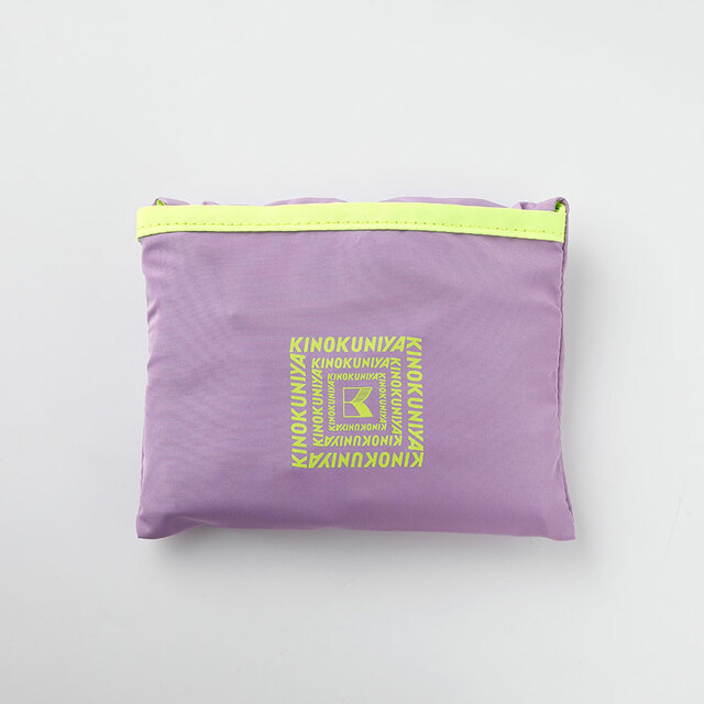 【紀ノ国屋「コンパクトバッグ」（追加販売全7色）】ラベンダー／コンパクトに折りたためる、紀ノ国屋の人気エコバッグ♪