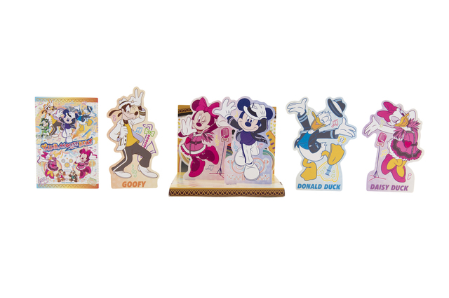 ポストカードセット¥1,200｜サイズ：縦約15～17×横約10～12cm、6枚セット｜東京ディズニーランド「クラブマウスビート」グッズ