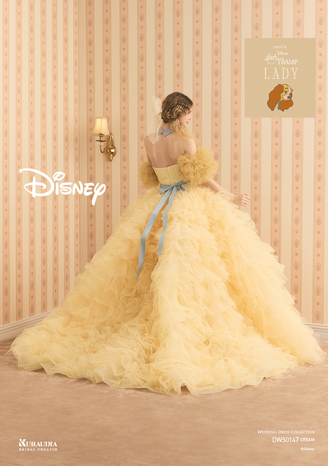 クラウディア「ディズニーウェディングドレス」12thコレクション © Disney