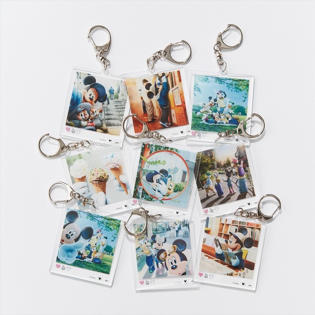 アクリルキーホルダー MIRL 各935円｜MICKEY & FRIENDS WITH YOU @SHIBUYA