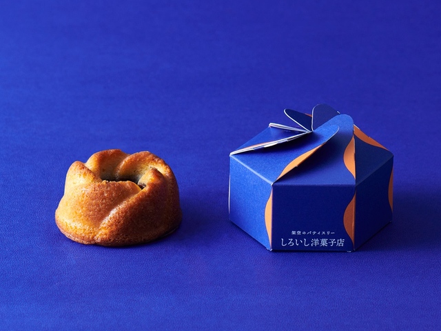 【しろいし洋菓子店】「403号室 水平線の先まで持っていきたいパウンドケーキ」〈ショコラ＆マロン 7cm〉691円