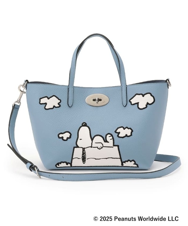 【PEANUTS×マルベリー】[受注生産]Mulberry | PEANUTS ミニ ベイズウォーター トート ￥168,300