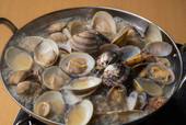 蛤とあさりの貝出汁鍋