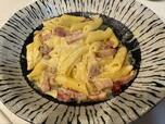 【コストコ カルボナーラパスタ】レンジで簡単調理できるので、忙しい日でもすぐに本格的なカルボナーラを楽しめます♪