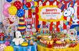 「SNOOPY'S Summer Carnival」＜期間：2024年7月6日〜9月16日＞【【スヌーピー】カラフルな“サーカススイーツ”が食べ放題！ヒルトン広島でスヌーピーと仲間たちの夏のスイーツカーニバル！】