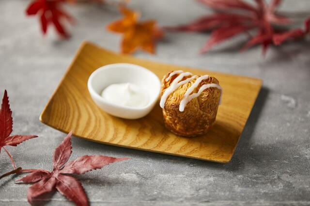 「マロンパイ」＜期間：2024年10月1日〜11月30日＞【秋のスイーツとボリューム満点のセイボリー♪ハイアット リージェンシー 東京の「秋の味覚アフタヌーンティー」】